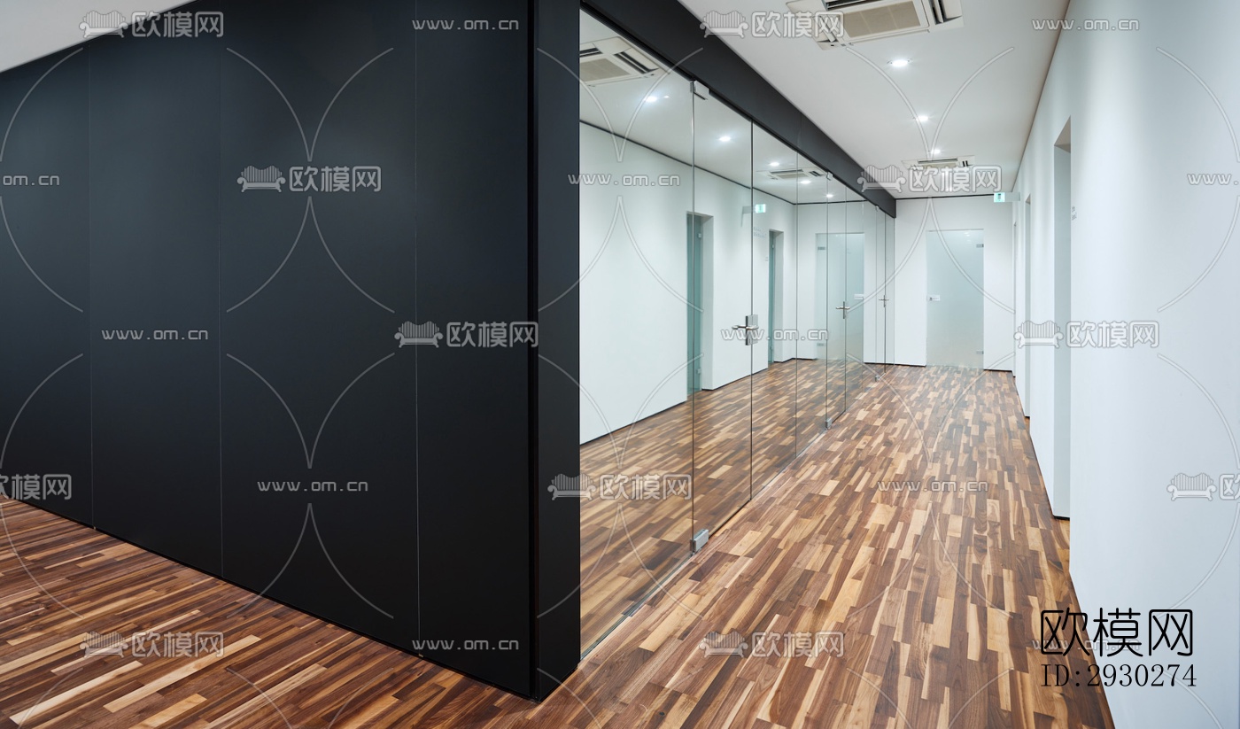 现代展览展厅效果图下载（渲染图5）