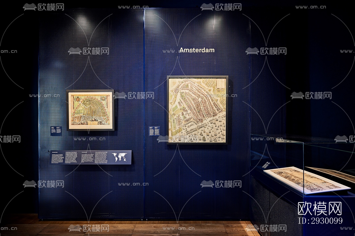 工业风展览展厅效果图下载（渲染图6）