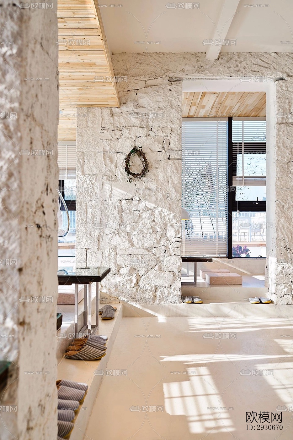 现代酒店民宿效果图下载（渲染图5）