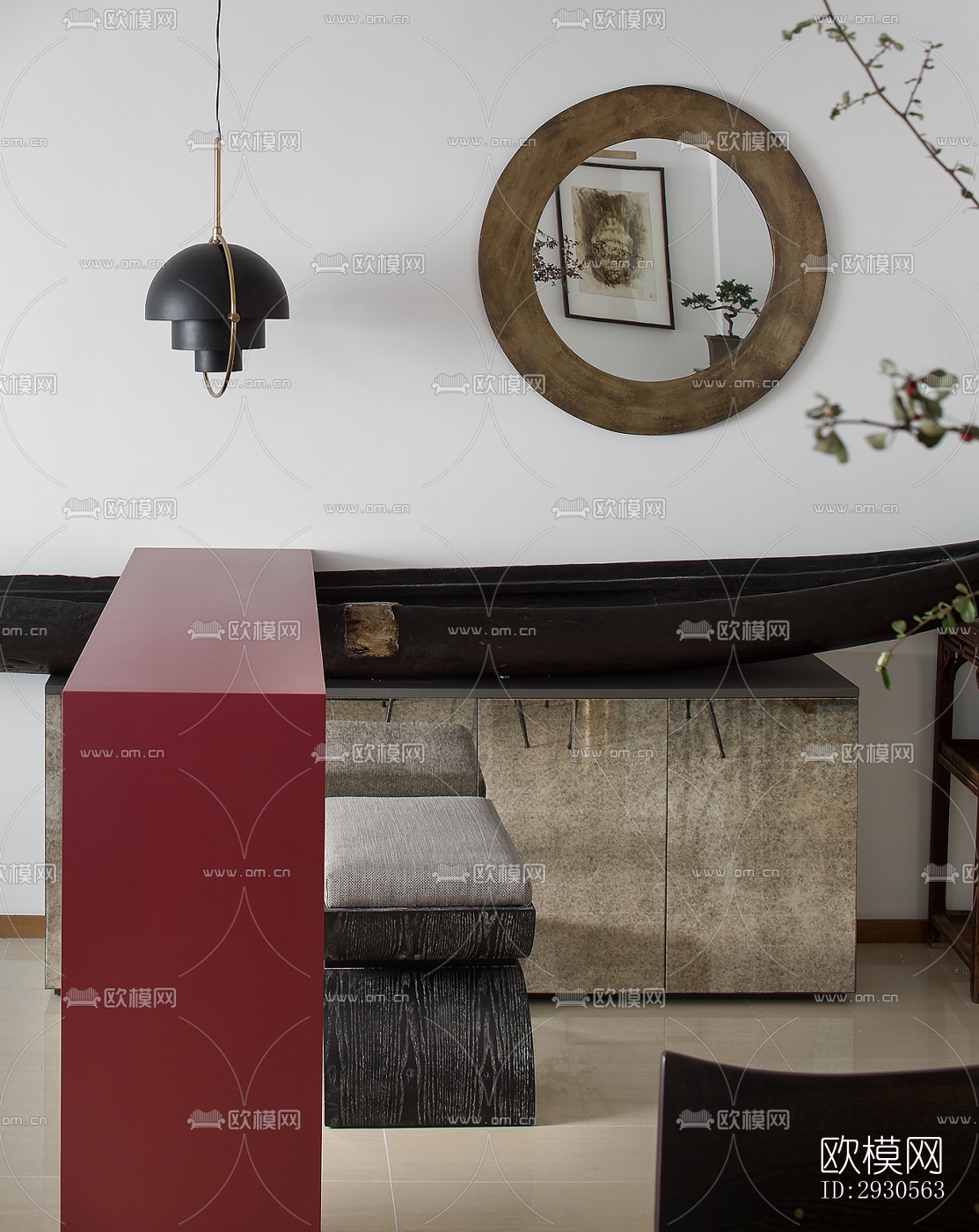 后现代酒店民宿效果图下载（渲染图8）