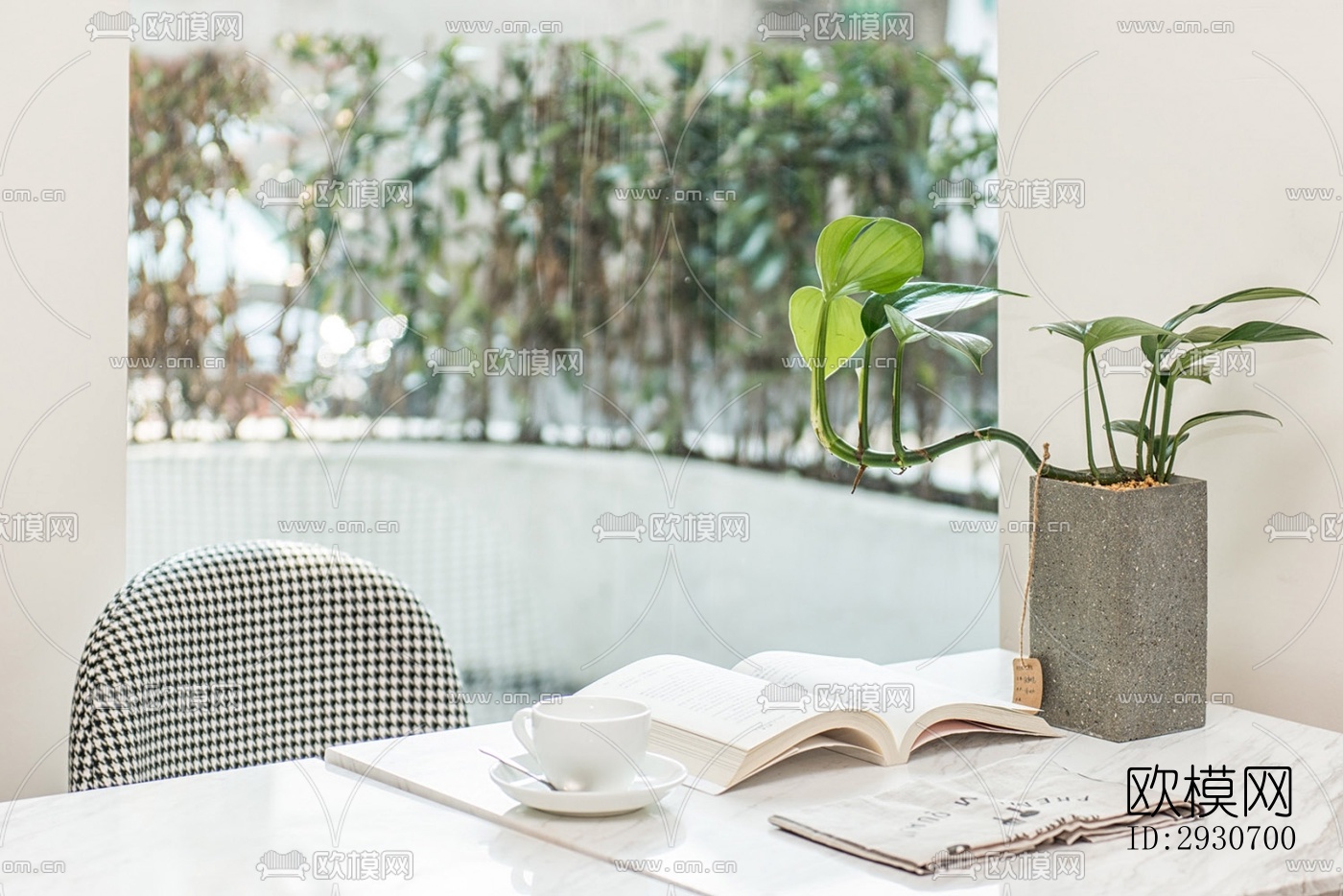 现代酒店民宿效果图下载（渲染图10）