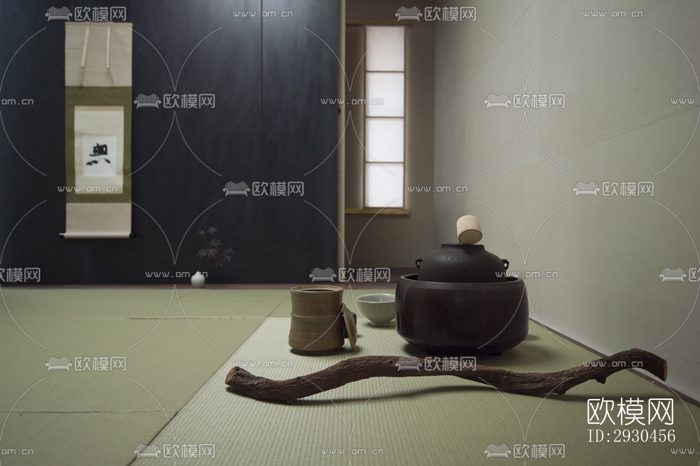 中式酒店民宿效果图下载（渲染图13）