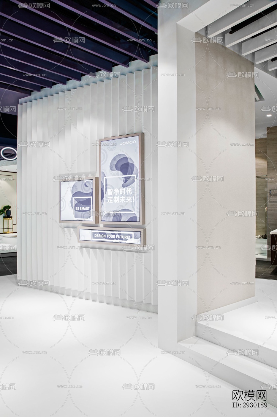 现代展览展厅效果图下载（渲染图2）