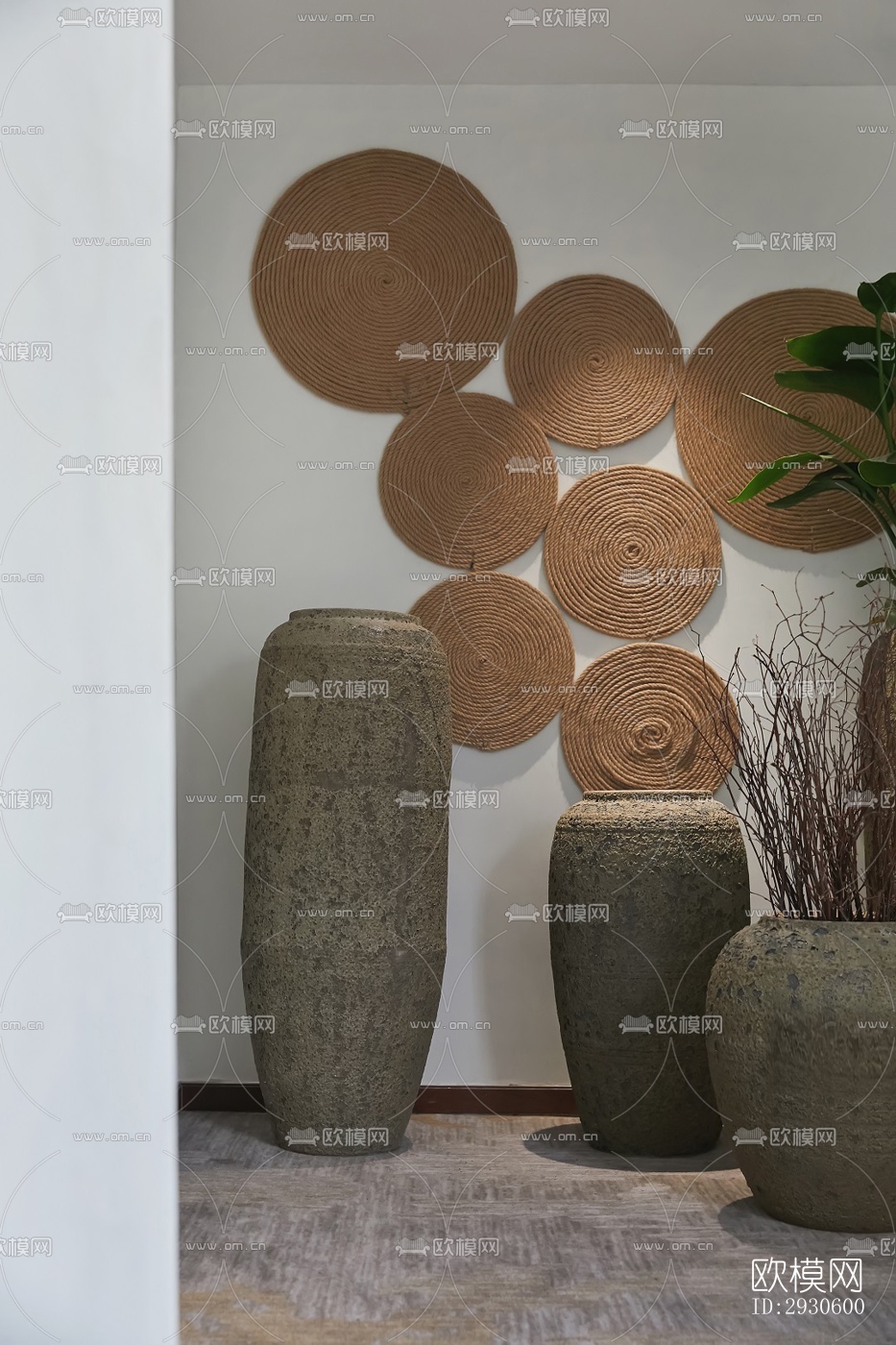 新中式酒店民宿效果图下载（渲染图8）