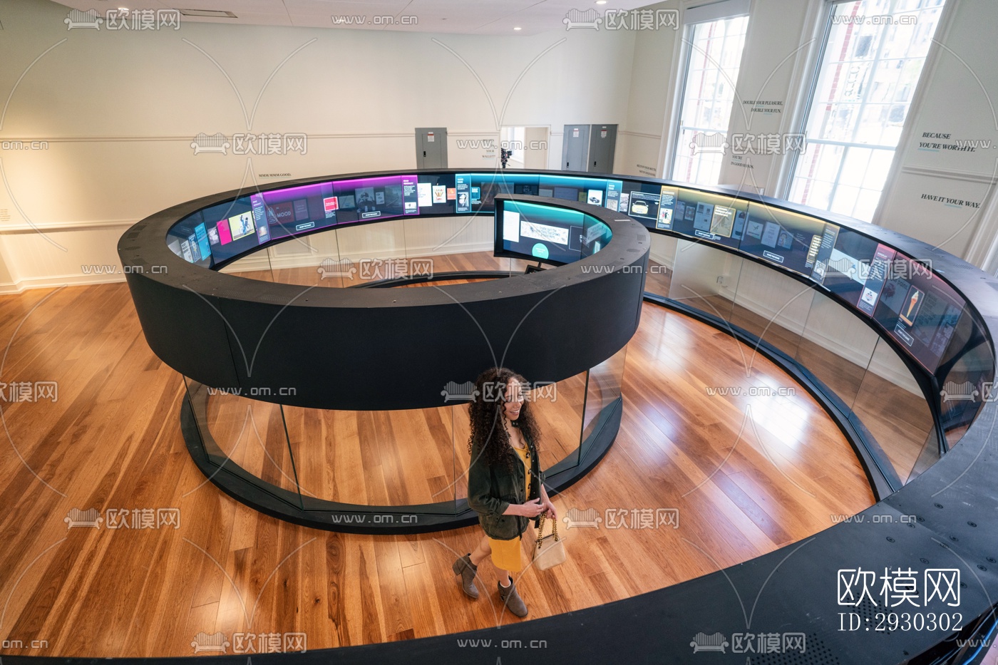 现代展览展厅效果图下载（渲染图17）