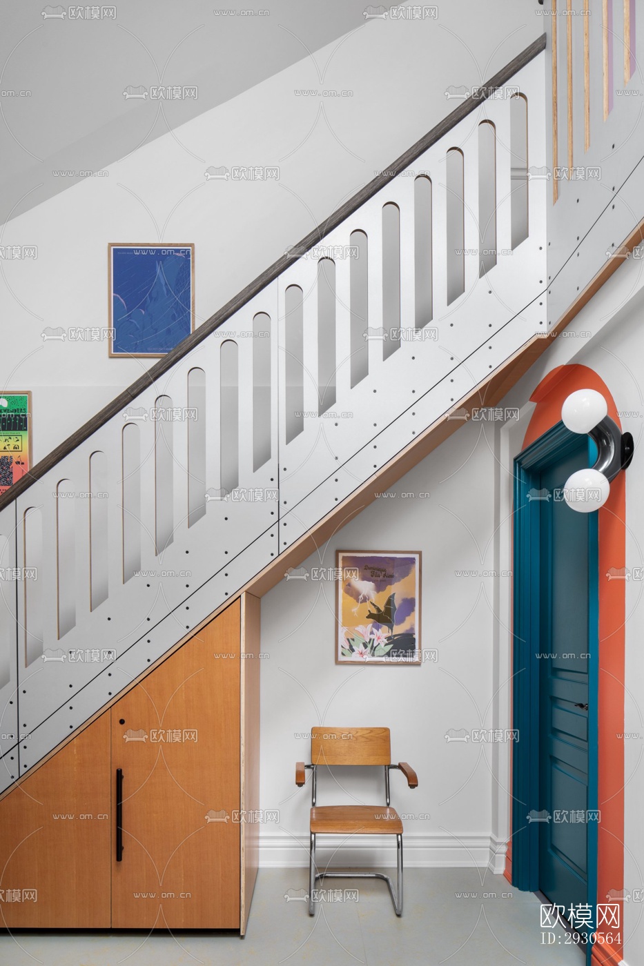 后现代酒店民宿效果图下载（渲染图3）