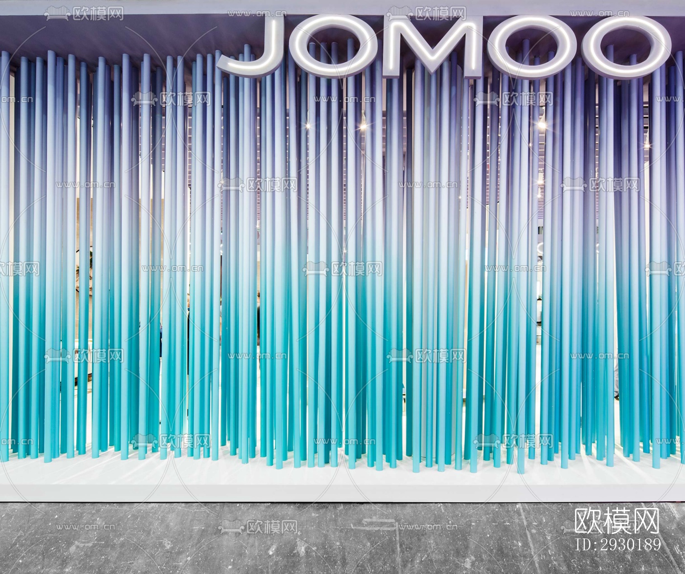 现代展览展厅效果图下载（渲染图7）