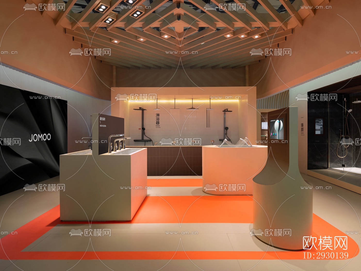 现代展览展厅效果图下载（渲染图10）