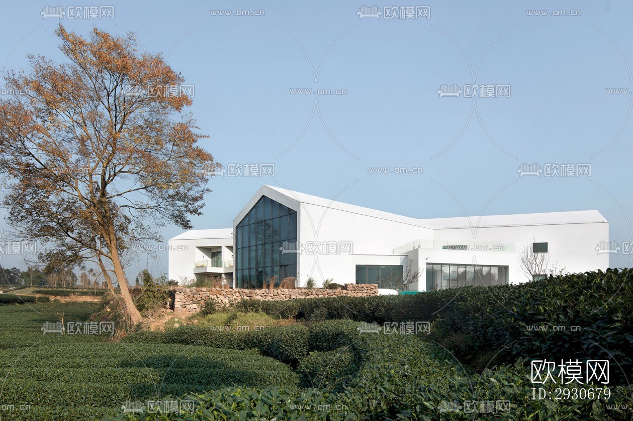 现代酒店民宿效果图下载（渲染图9）