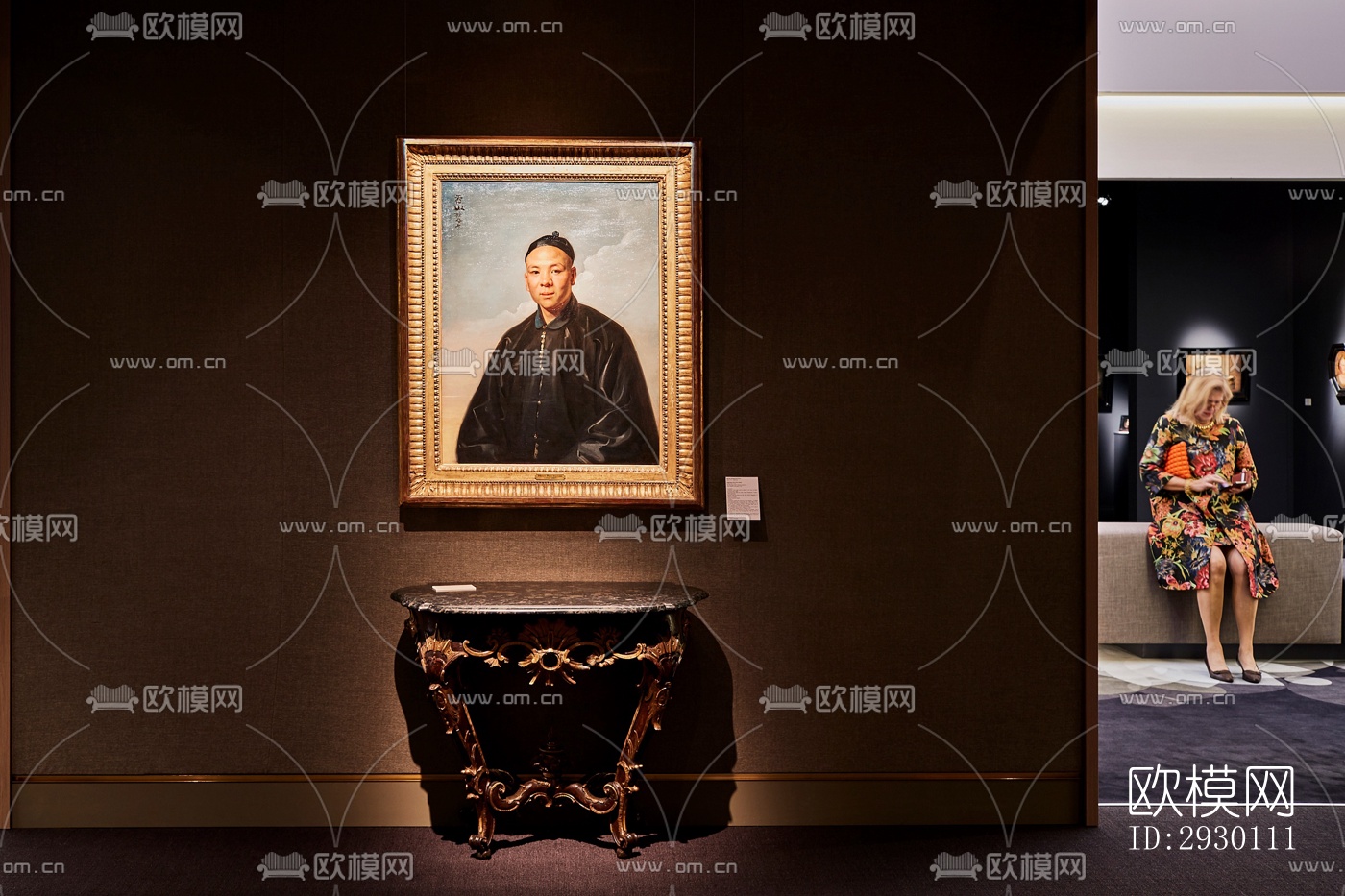 欧式展览展厅效果图下载（渲染图10）