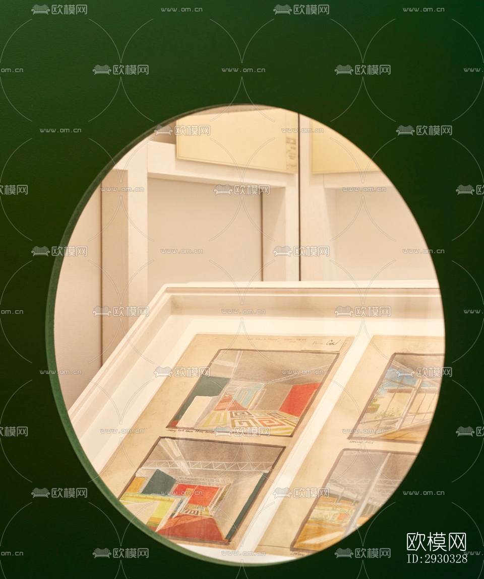 现代展览展厅效果图下载（渲染图9）