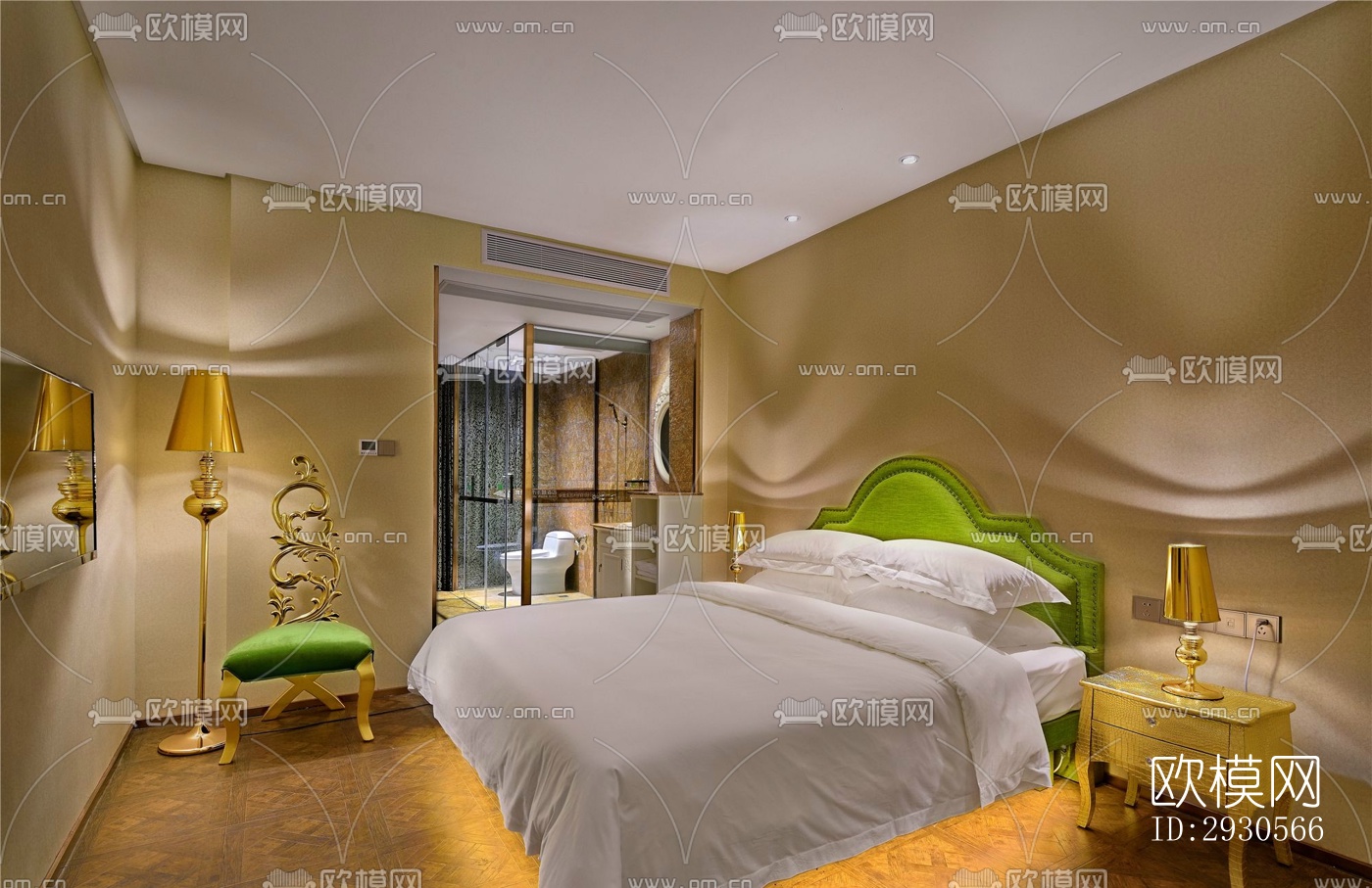 后现代酒店民宿效果图下载（渲染图3）