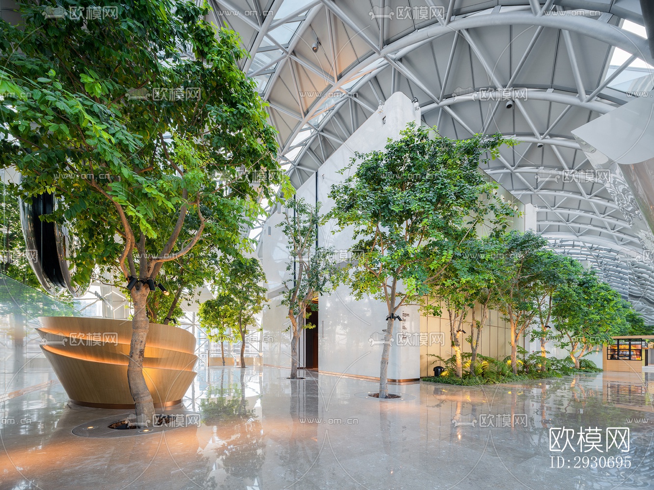 现代酒店民宿效果图下载（渲染图10）