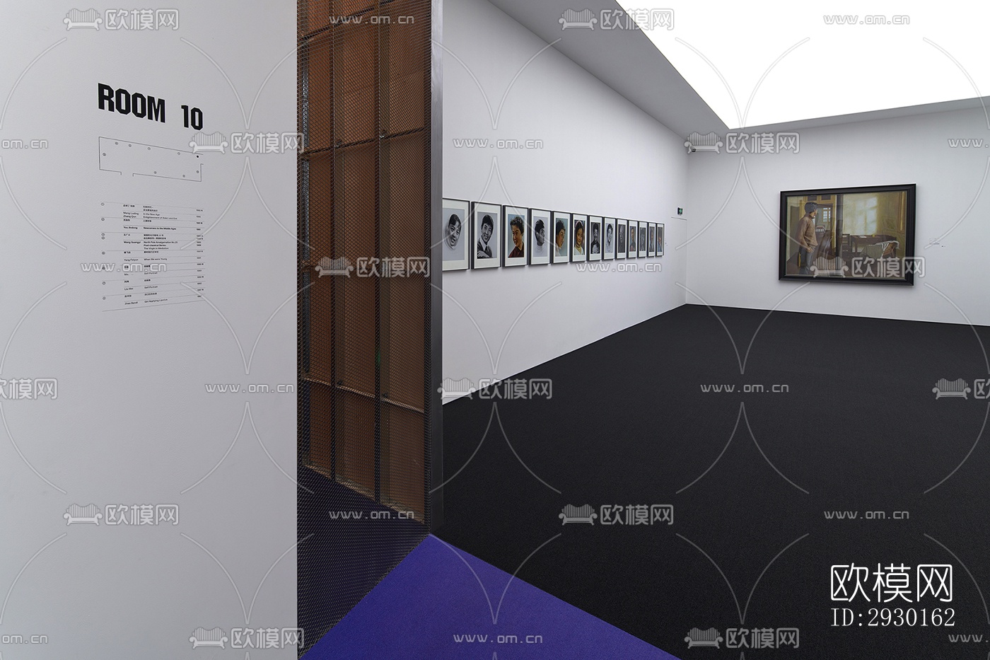 现代展览展厅效果图下载（渲染图14）