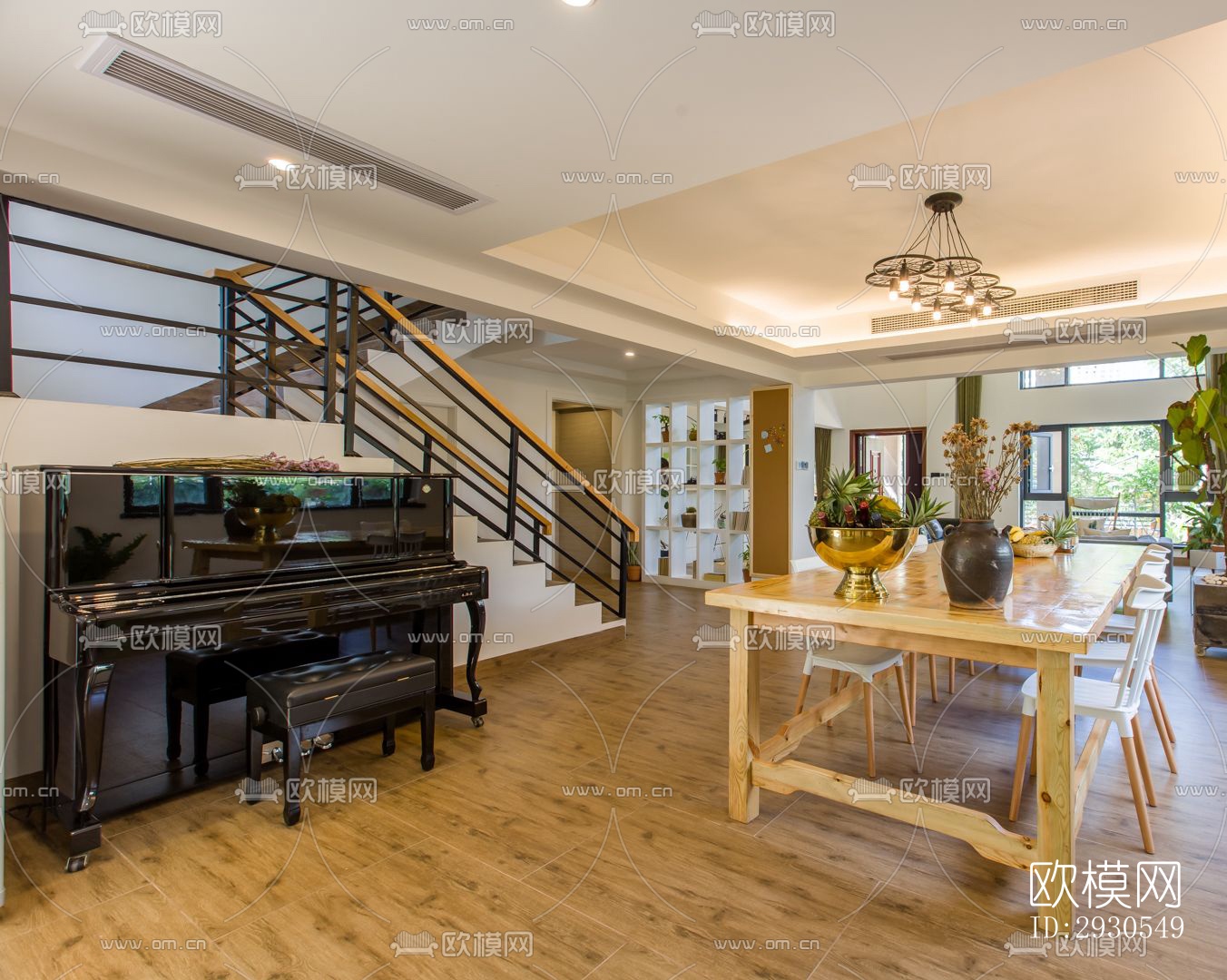 北欧酒店民宿效果图下载（渲染图3）