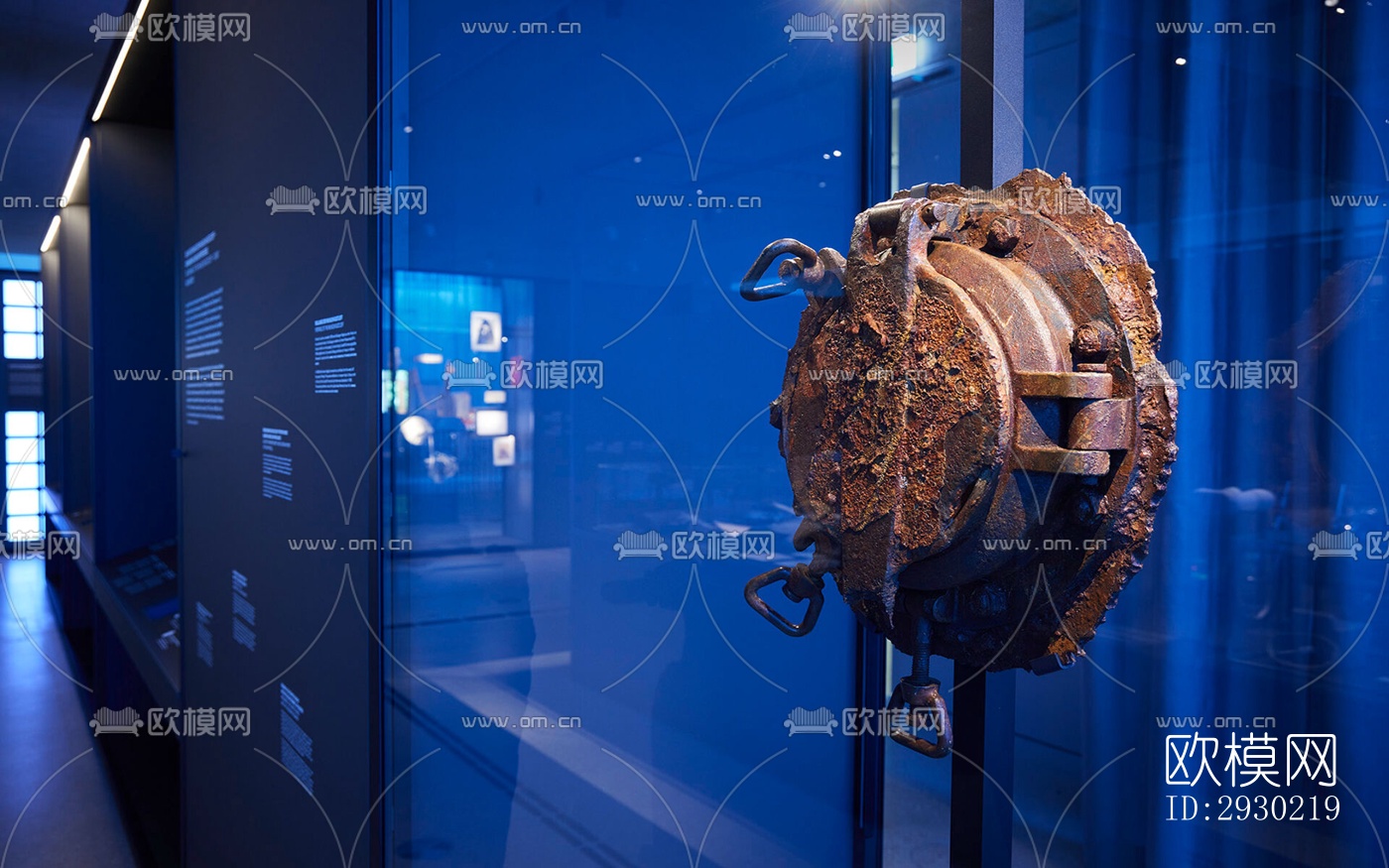 现代展览展厅效果图下载（渲染图12）