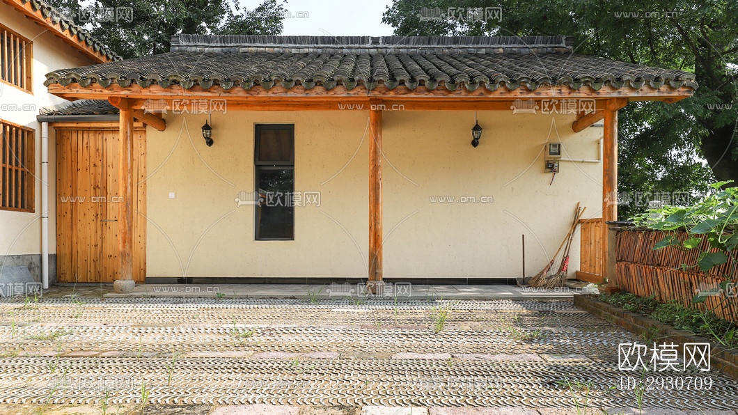 现代酒店民宿效果图下载（渲染图7）