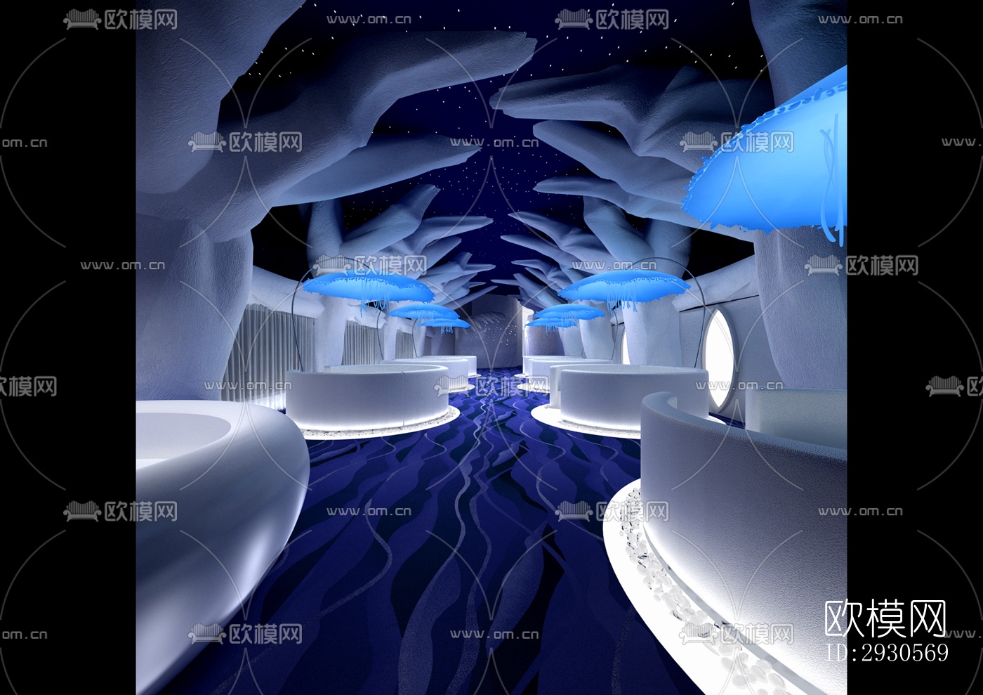 后现代酒店民宿效果图下载（渲染图11）