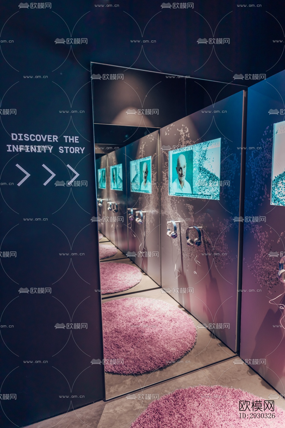 现代展览展厅效果图下载（渲染图10）