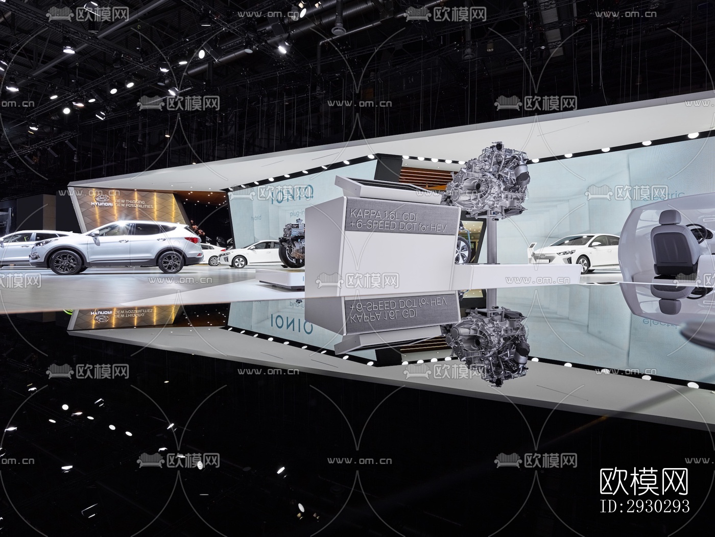 现代展览展厅效果图下载（渲染图20）