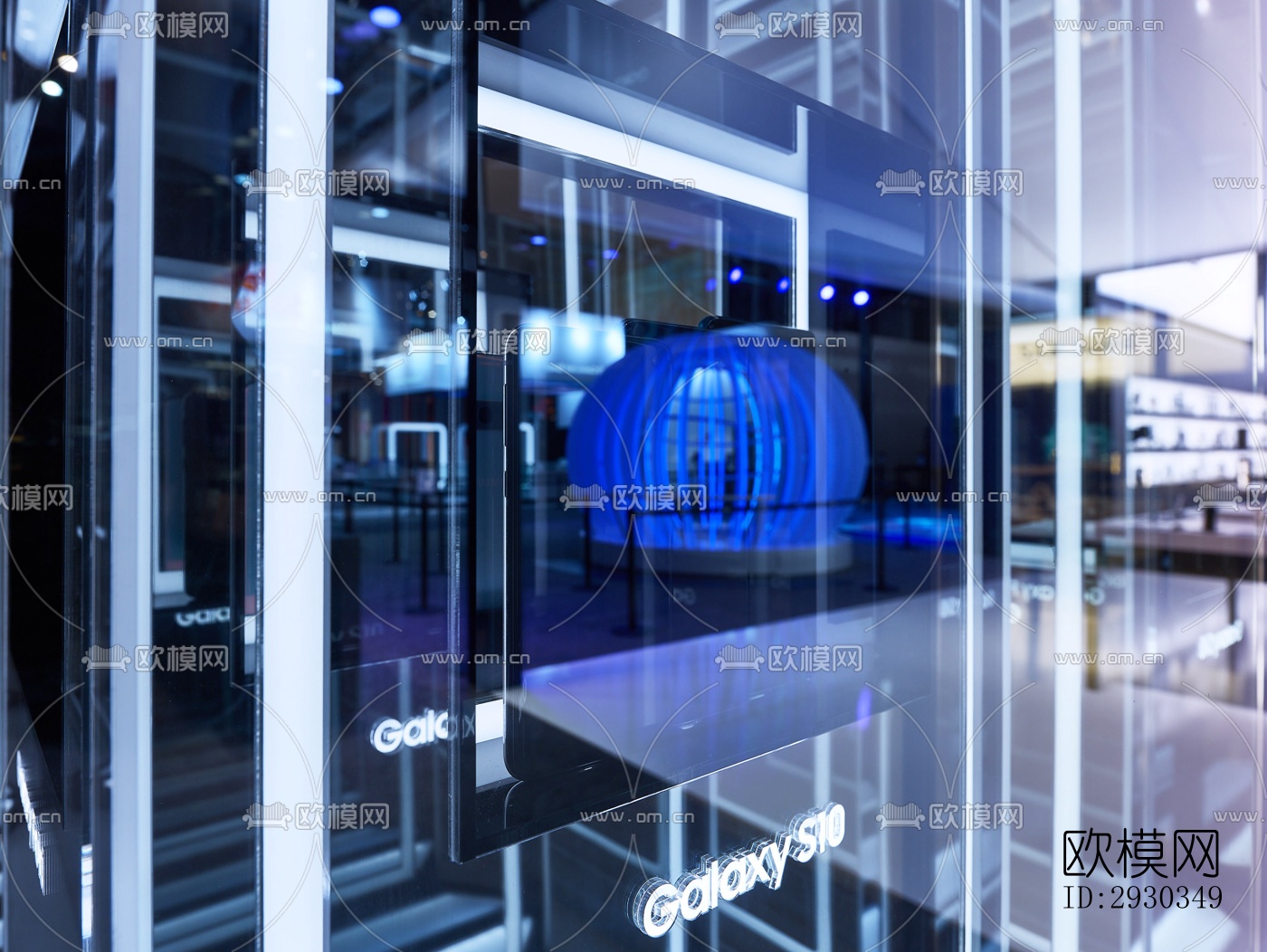 现代展览展厅效果图下载（渲染图9）