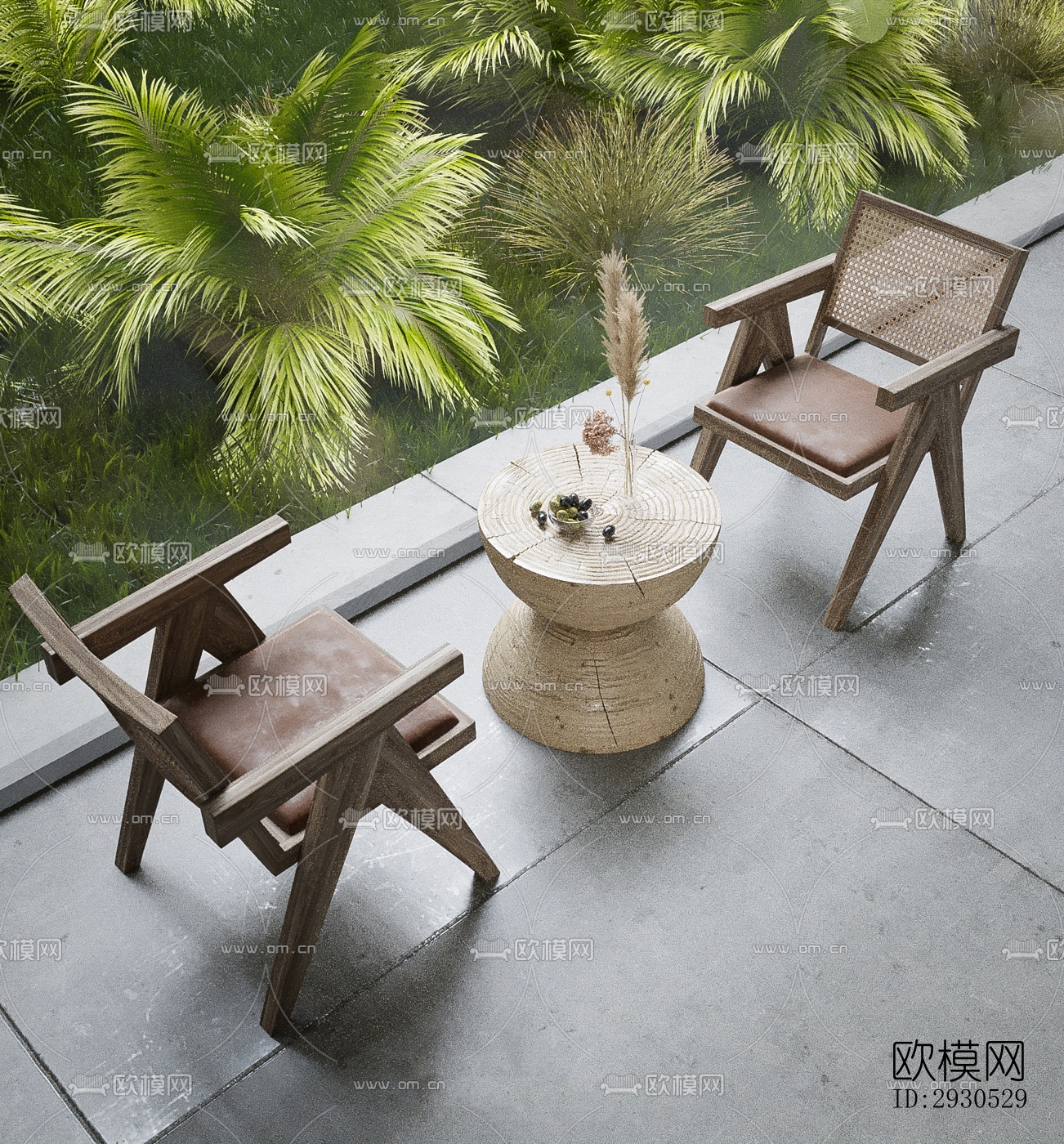 侘寂酒店民宿效果图下载（渲染图4）