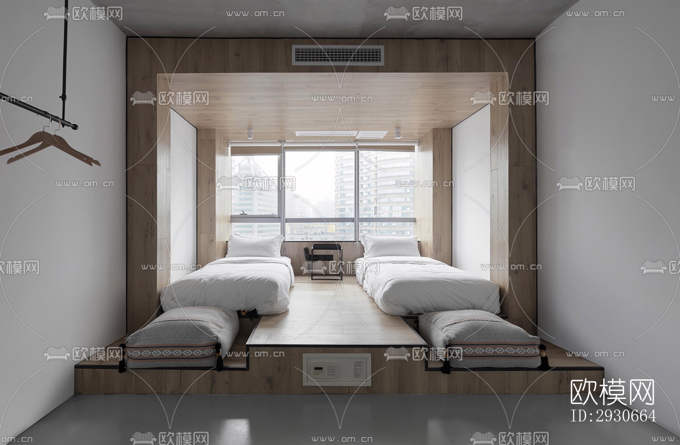 现代酒店民宿效果图下载（渲染图10）