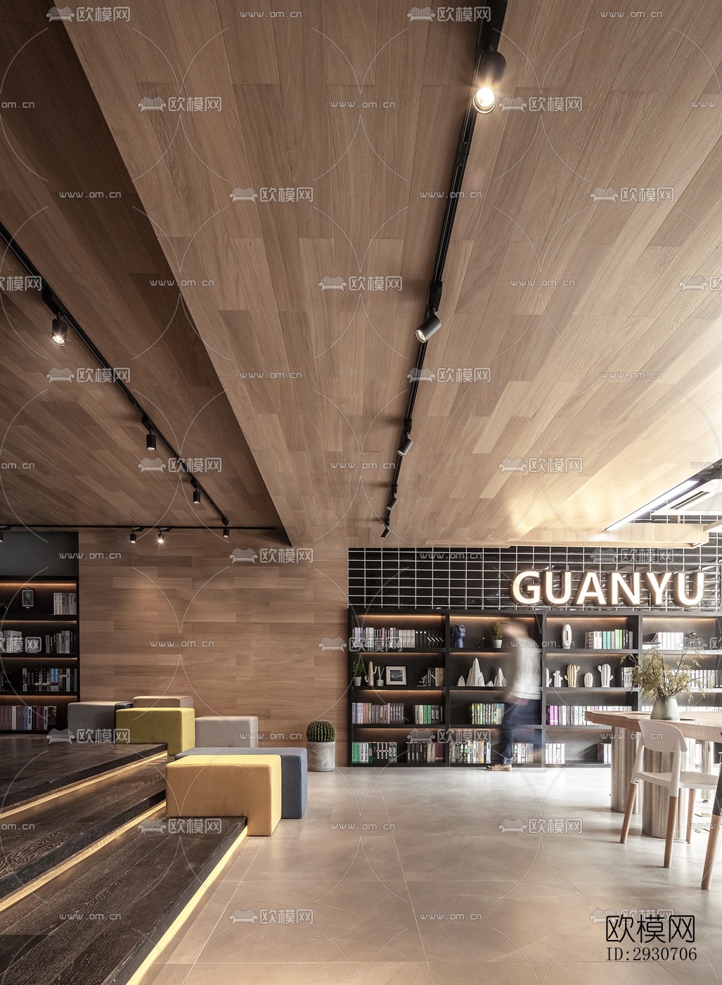 现代酒店民宿效果图下载（渲染图11）