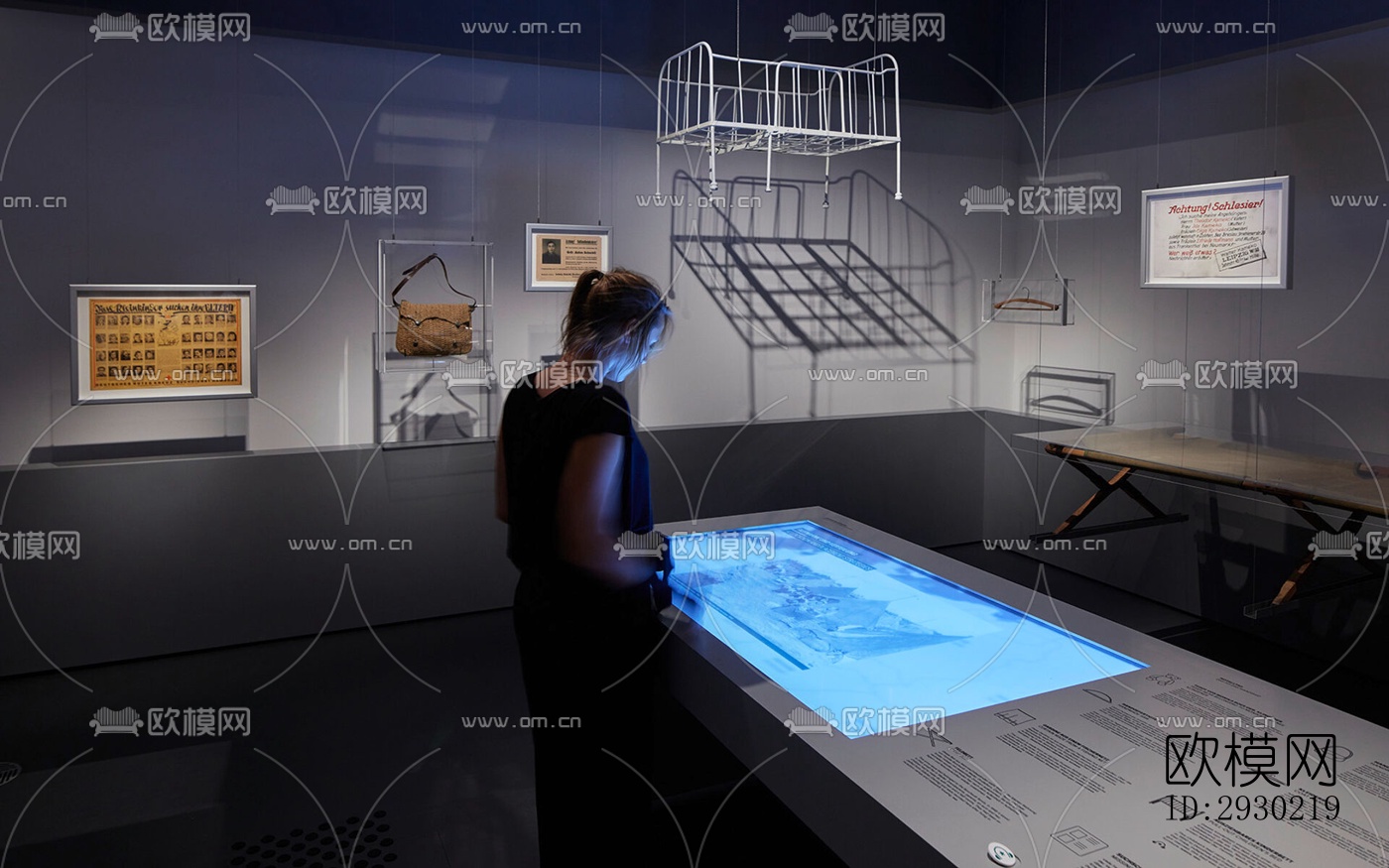 现代展览展厅效果图下载（渲染图5）