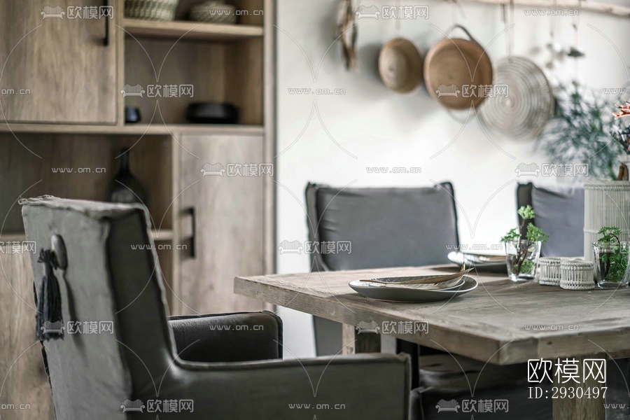 侘寂酒店民宿效果图下载（渲染图4）