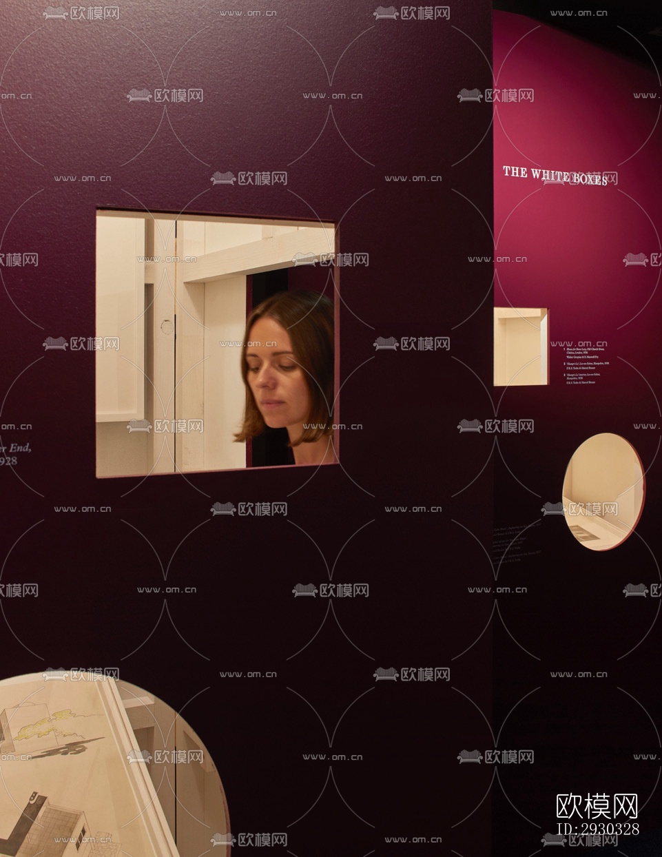 现代展览展厅效果图下载（渲染图7）