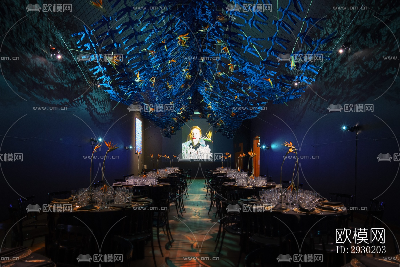 现代展览展厅效果图下载（渲染图8）