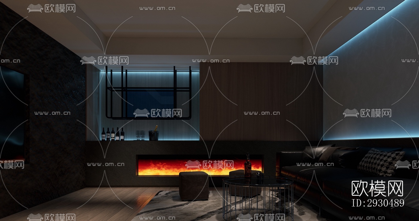 中式酒店民宿效果图下载（渲染图5）