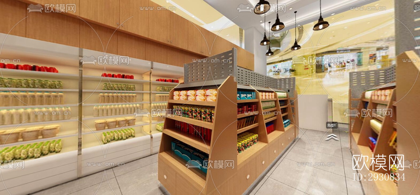现代零售店铺效果图下载（渲染图4）