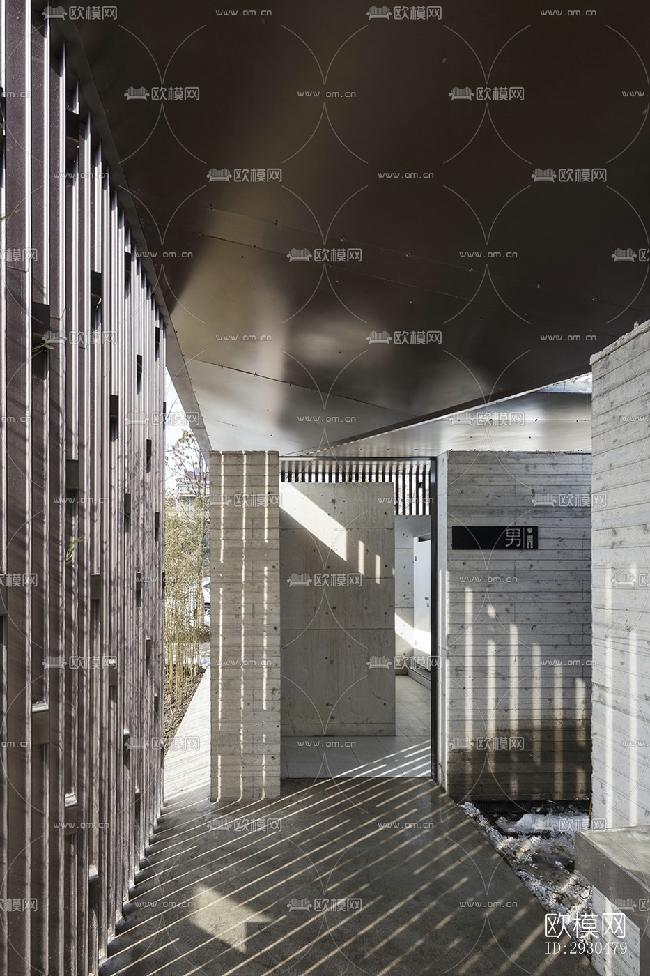 中式酒店民宿效果图下载（渲染图19）