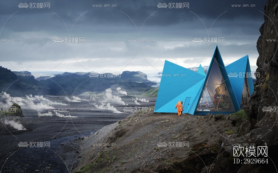 現(xiàn)代公共建筑效果圖下載(渲染圖16)