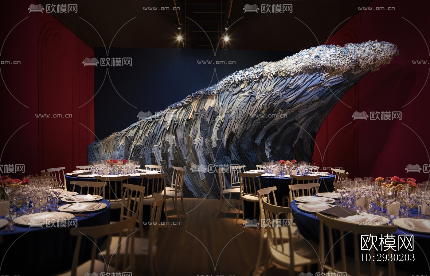 现代展览展厅效果图下载（渲染图5）