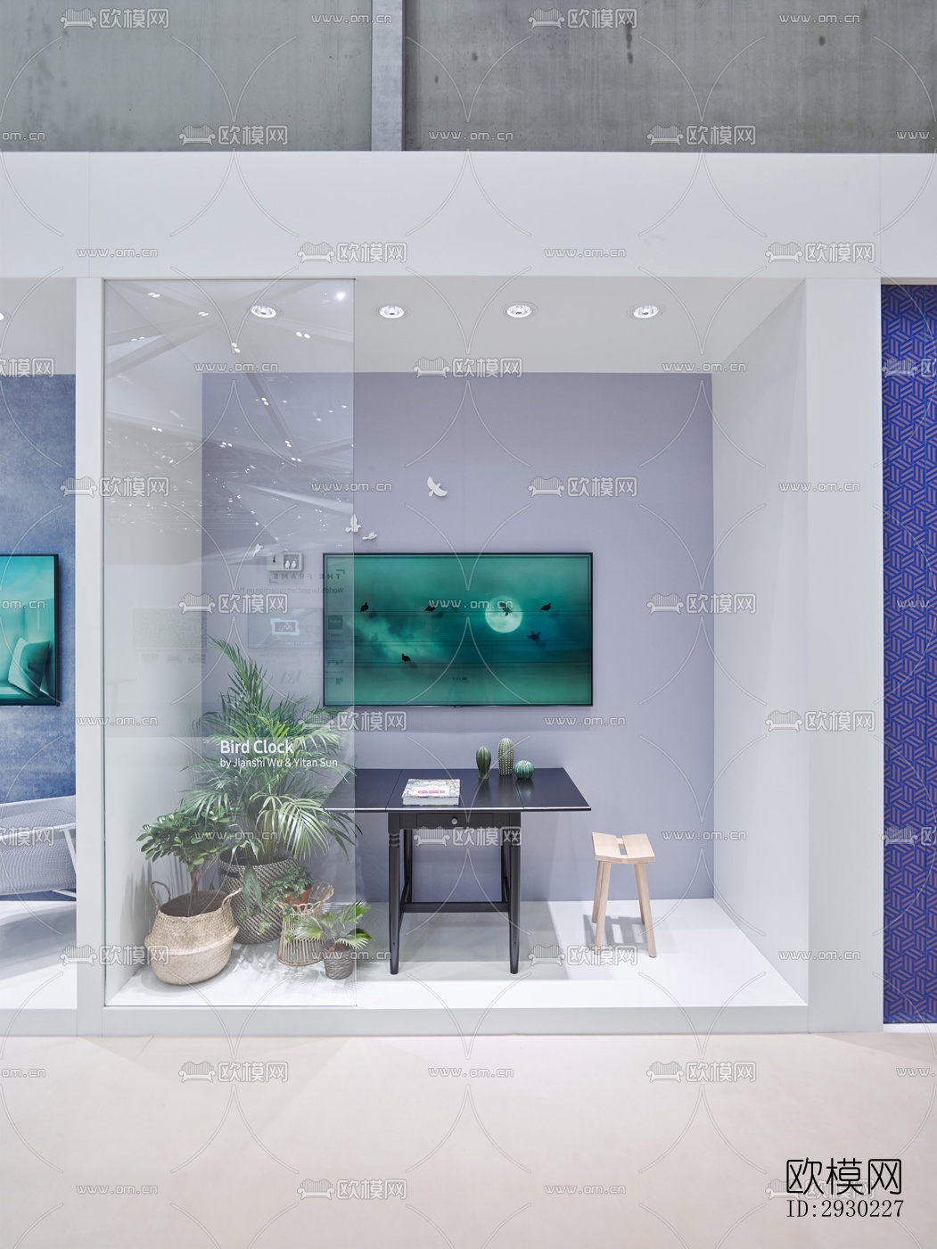 现代展览展厅效果图下载（渲染图15）