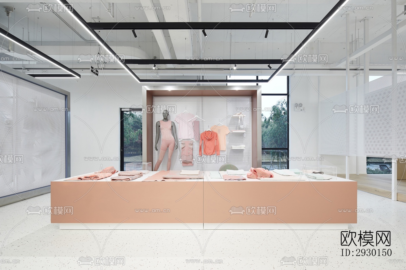 现代展览展厅效果图下载（渲染图10）