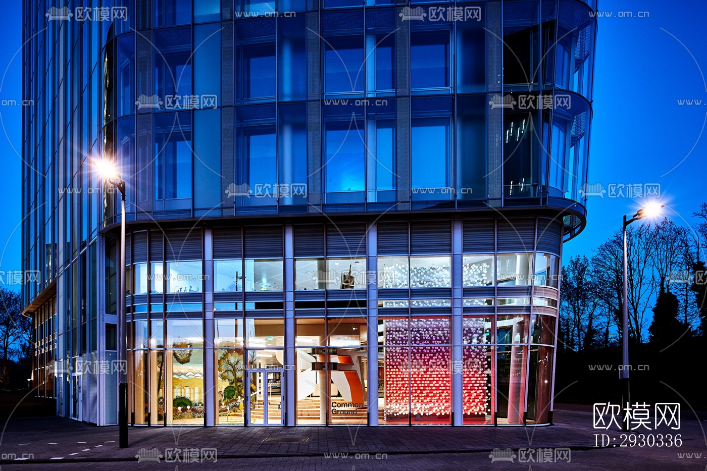 现代展览展厅效果图下载（渲染图3）