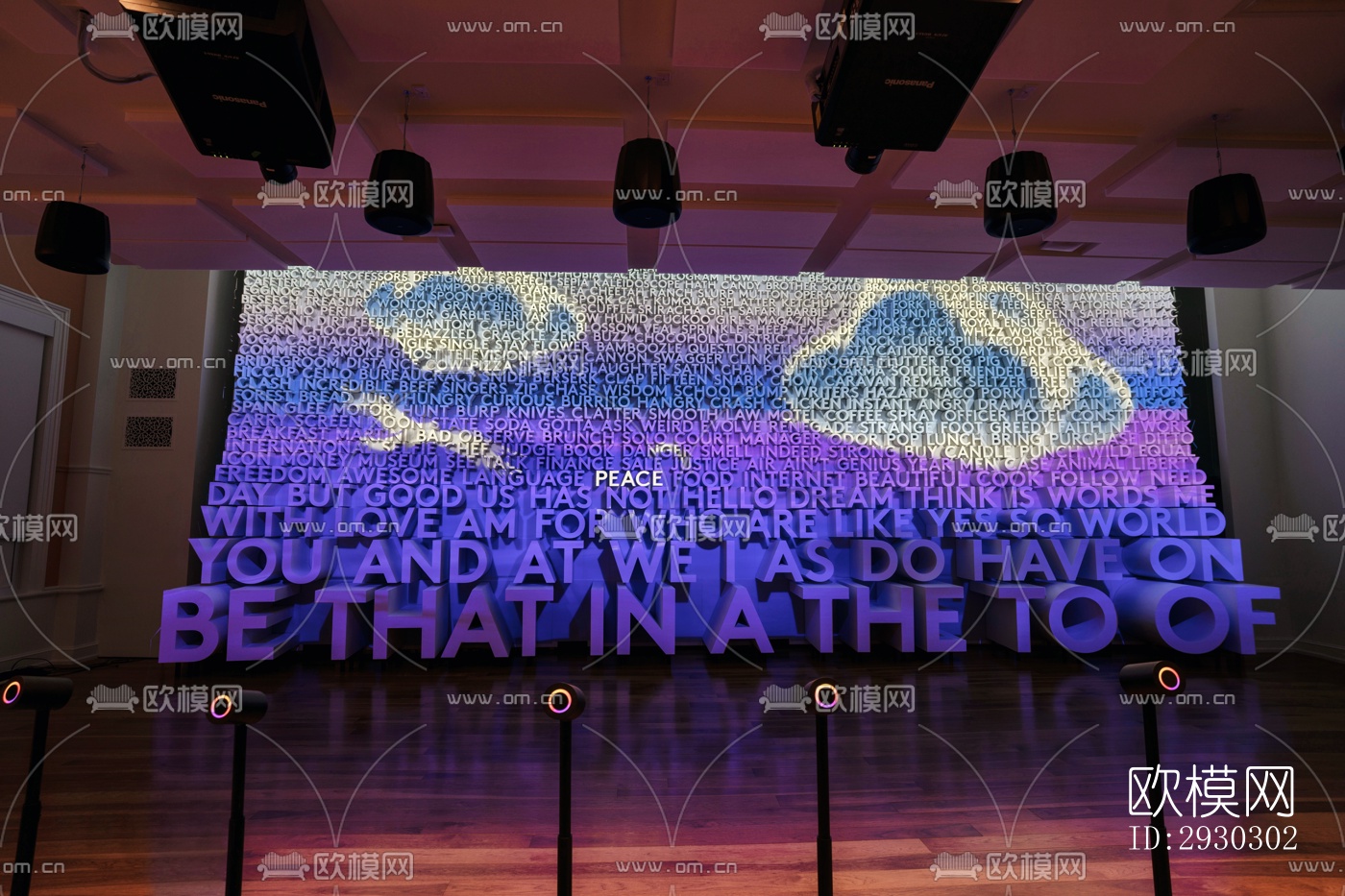 现代展览展厅效果图下载（渲染图12）