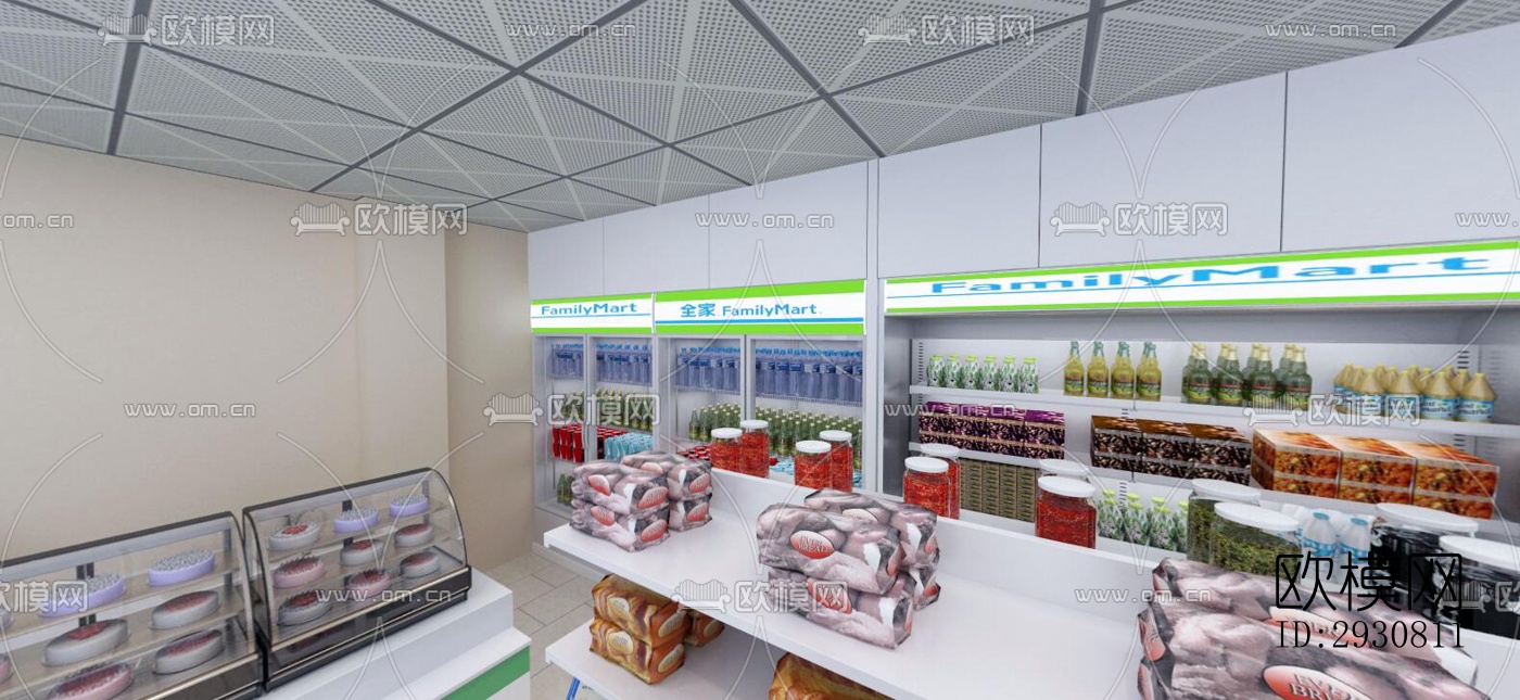 现代零售店铺效果图下载（渲染图2）