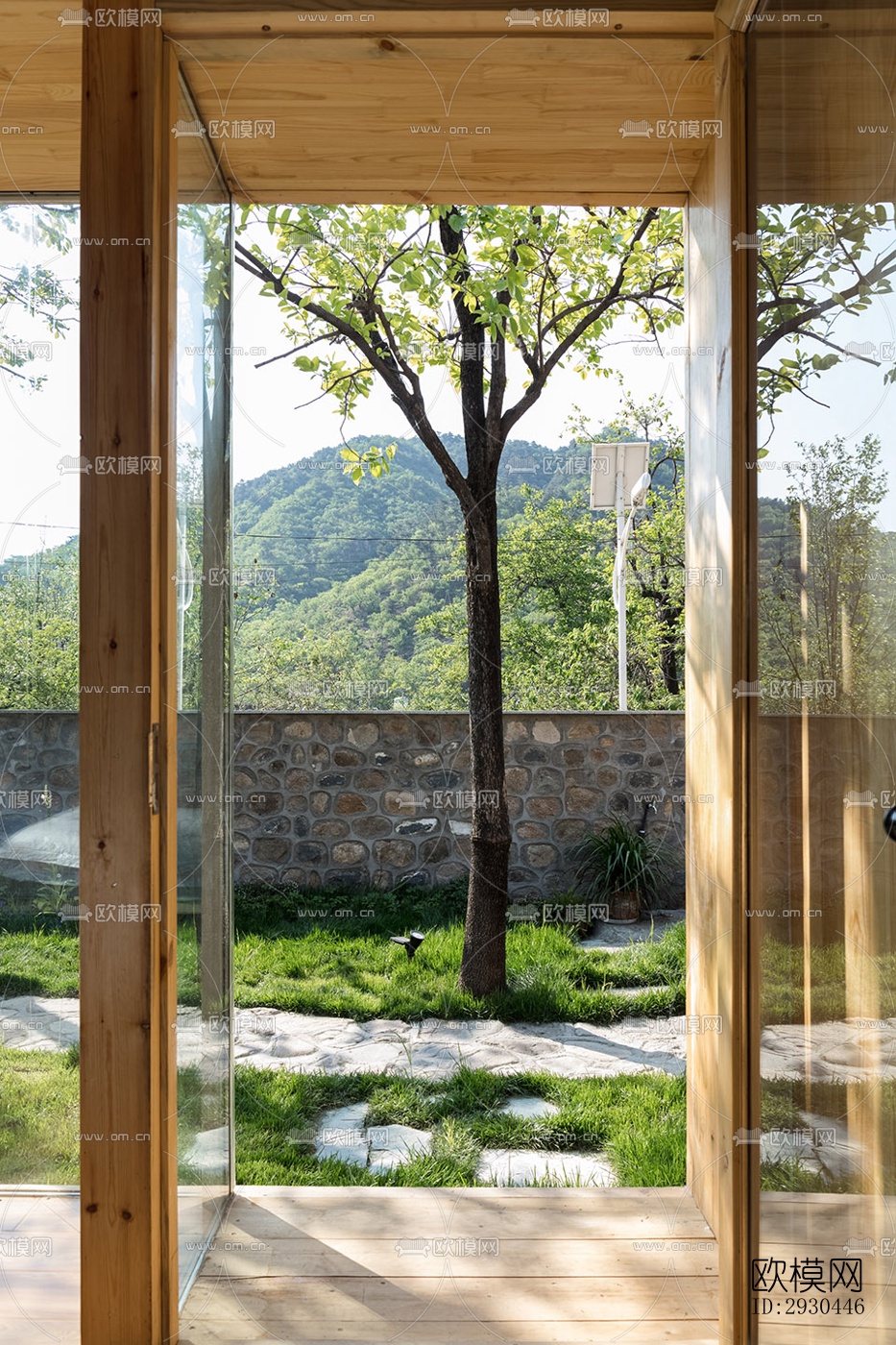 中式酒店民宿效果图下载（渲染图14）