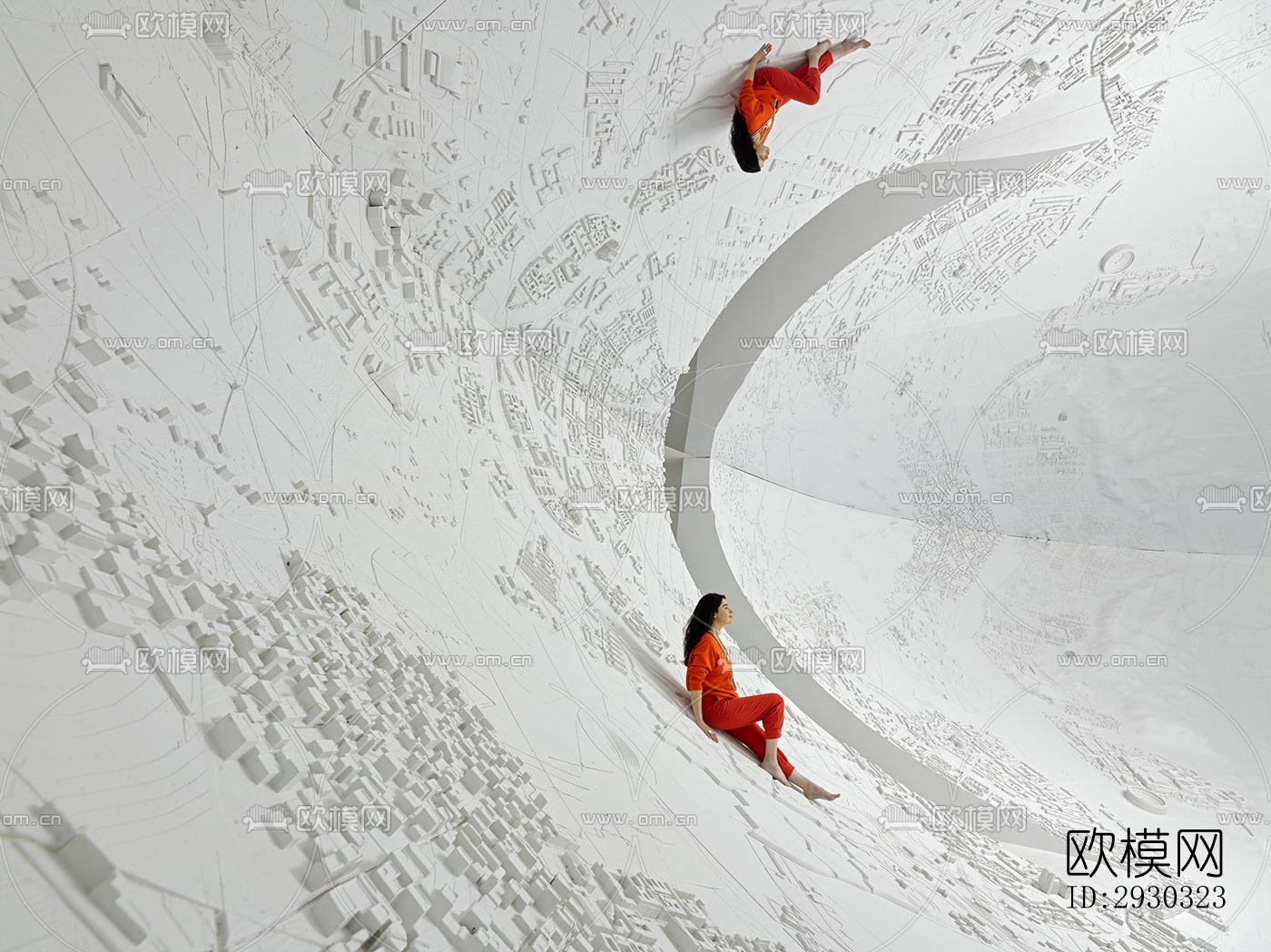 现代展览展厅效果图下载（渲染图4）