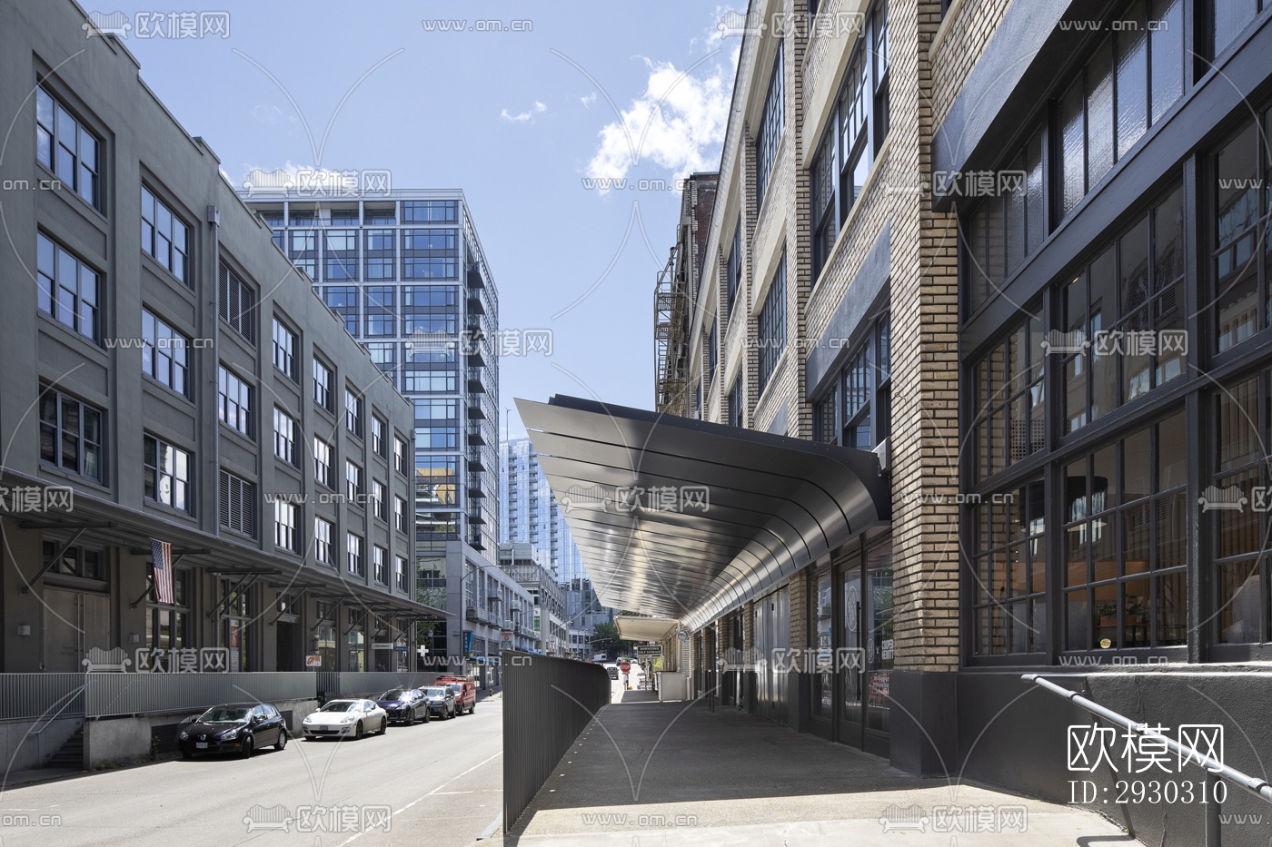 现代展览展厅效果图下载（渲染图7）