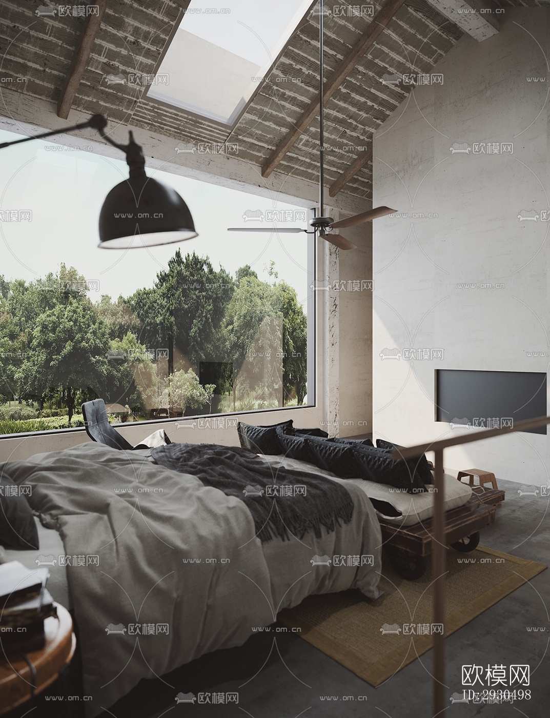 侘寂酒店民宿效果图下载（渲染图7）