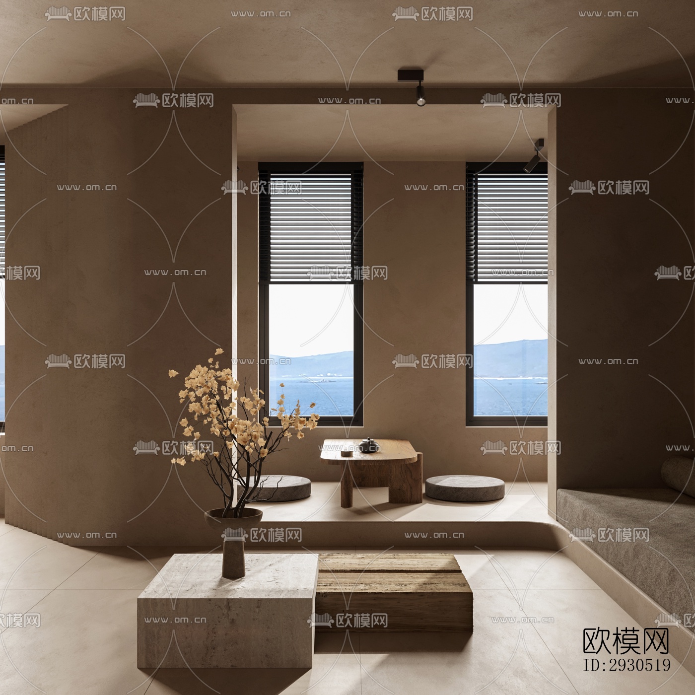 侘寂酒店民宿效果图下载（渲染图17）