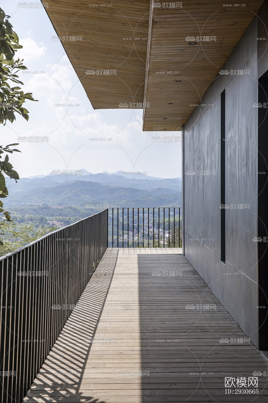 现代酒店民宿效果图下载（渲染图20）