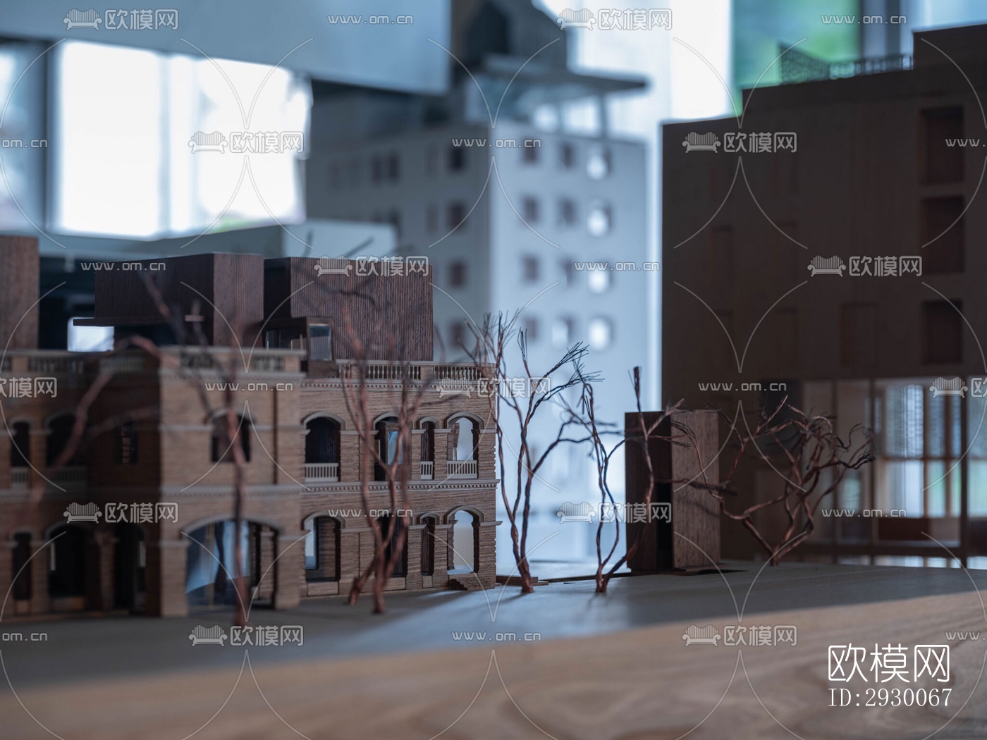 工业风展览展厅效果图下载（渲染图6）