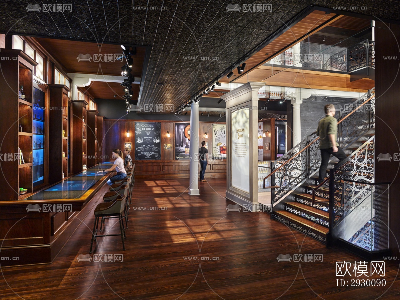 工业风展览展厅效果图下载（渲染图10）